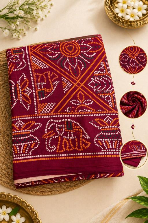 Vastrangan patola print saree online wholesale market